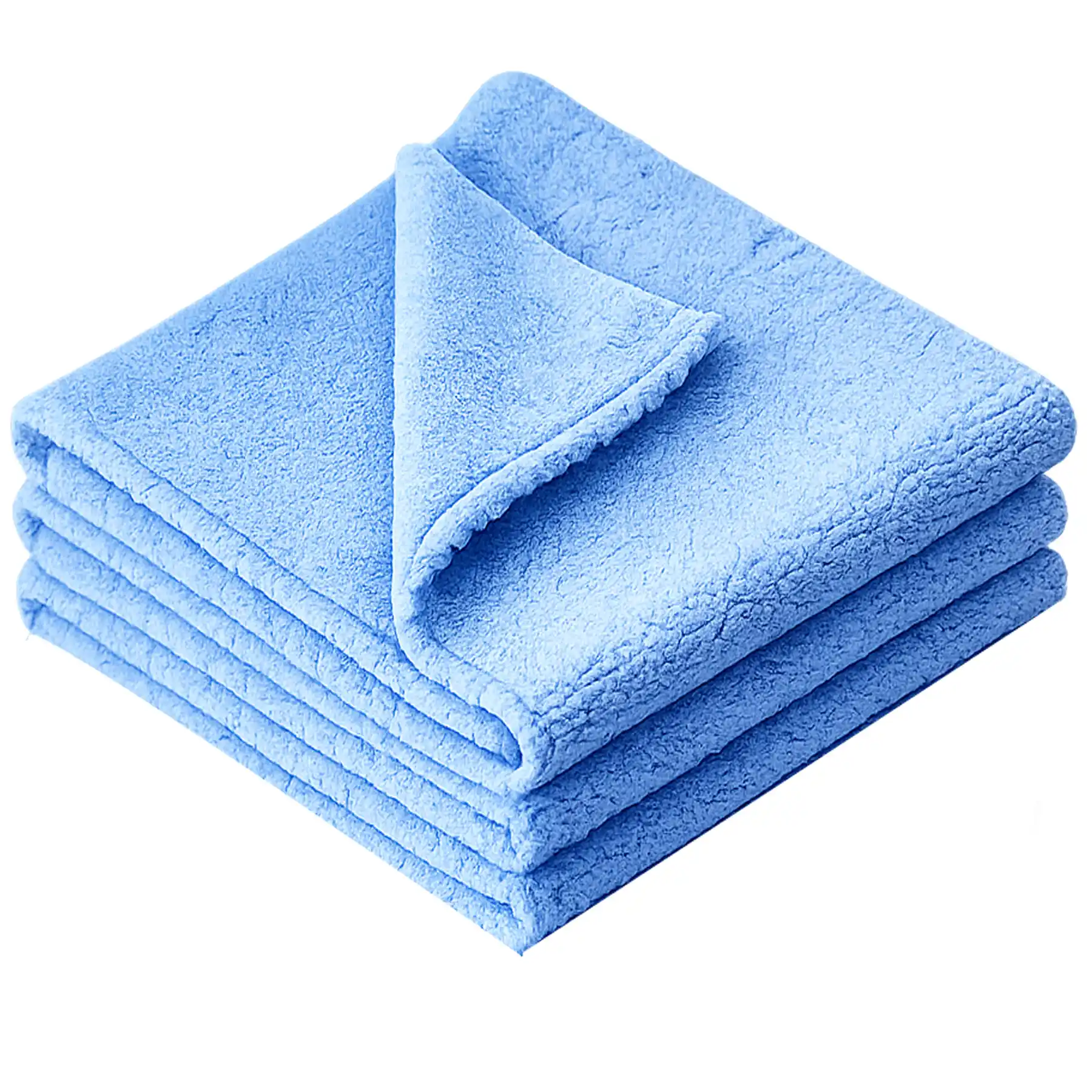400Gsm Microfiber Cloth 40x60 - Blue Edgeless