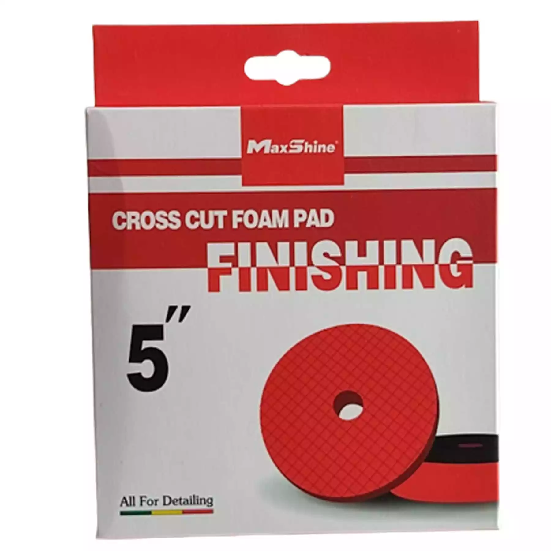 Cross Cut Red Foam Finishing Pad