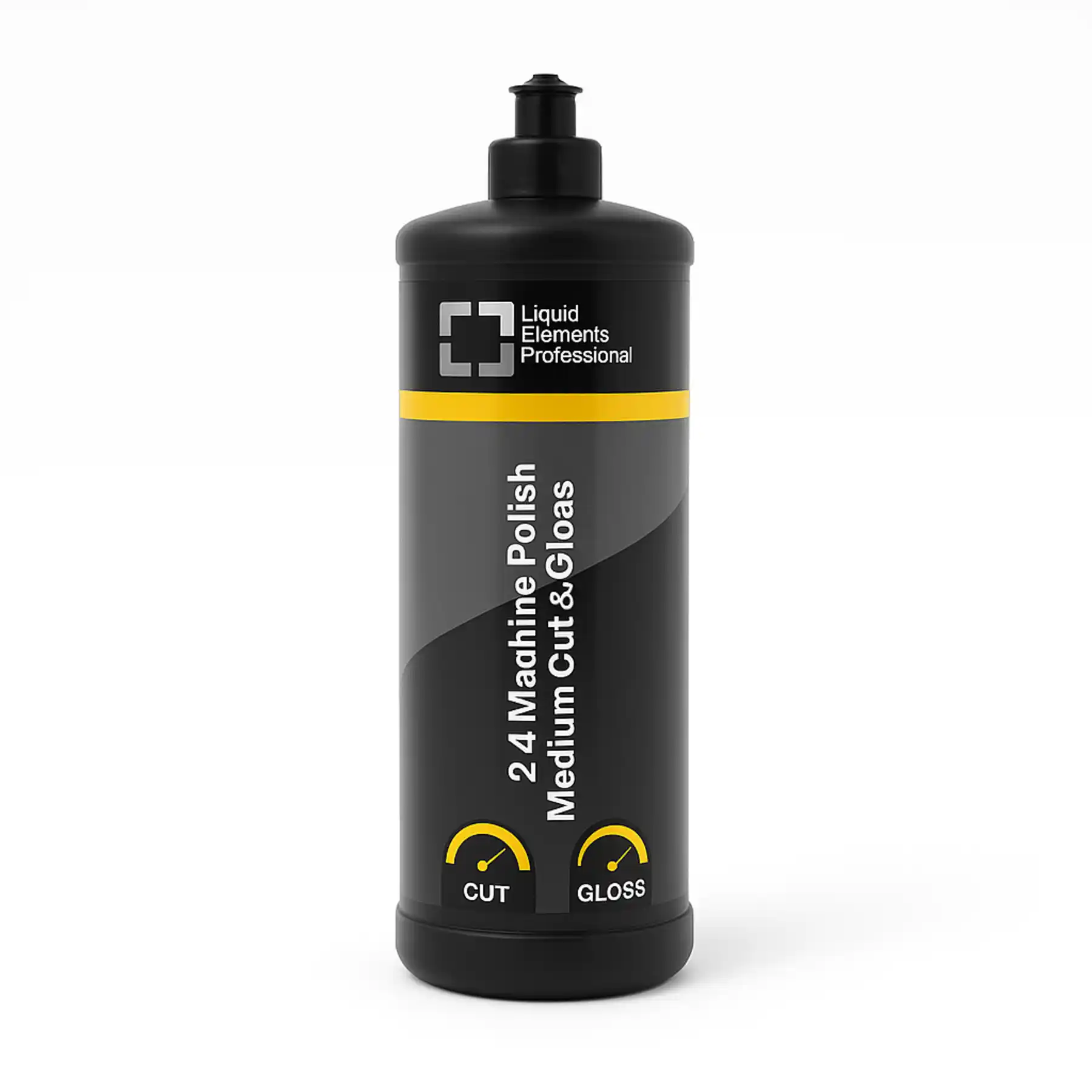 PP24 1000 Liquid Elements Professional 2.4 Machine Polish Medium Cut & Gloss, 1L