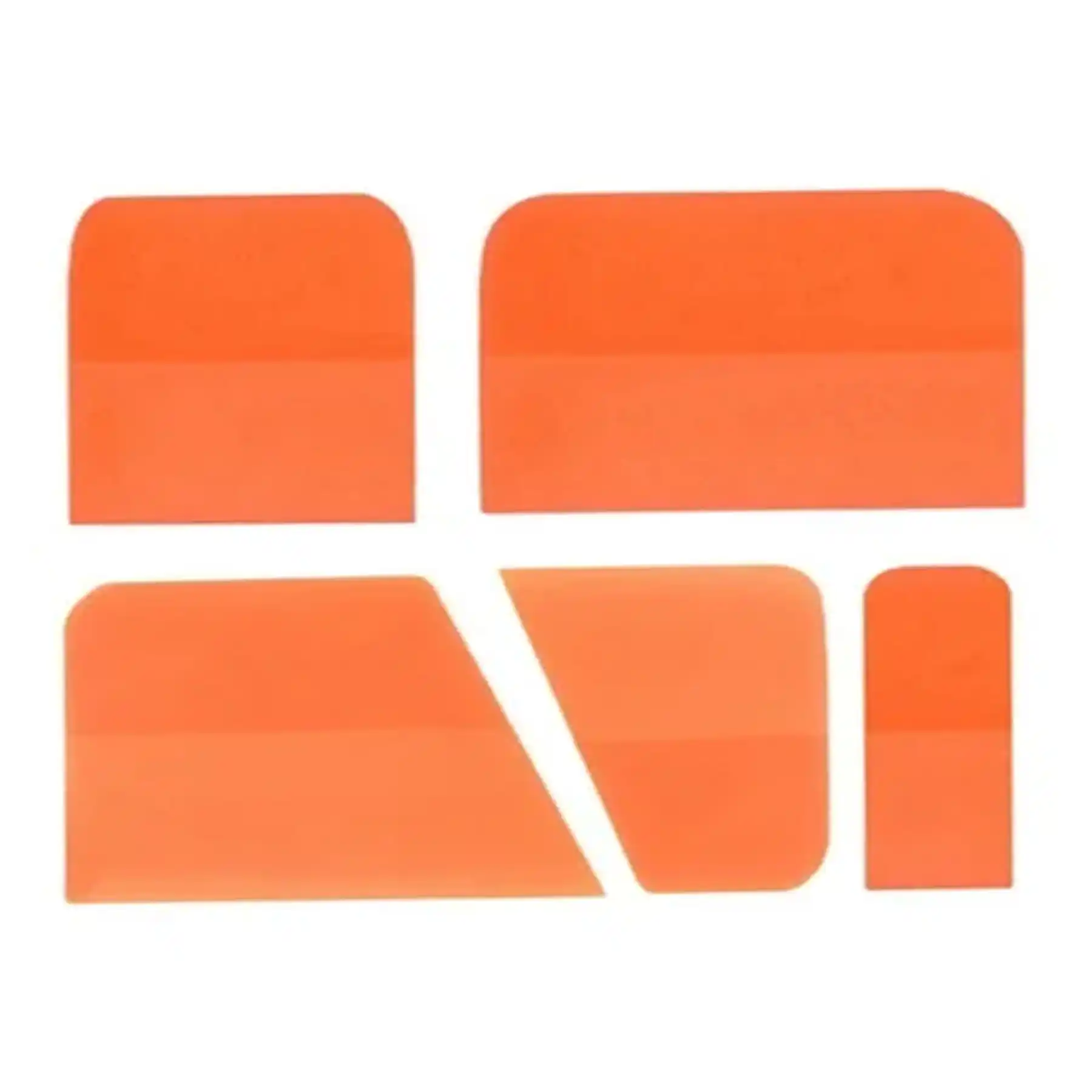 Special Ppf Soft Squeegee Set Of 5 - Orange