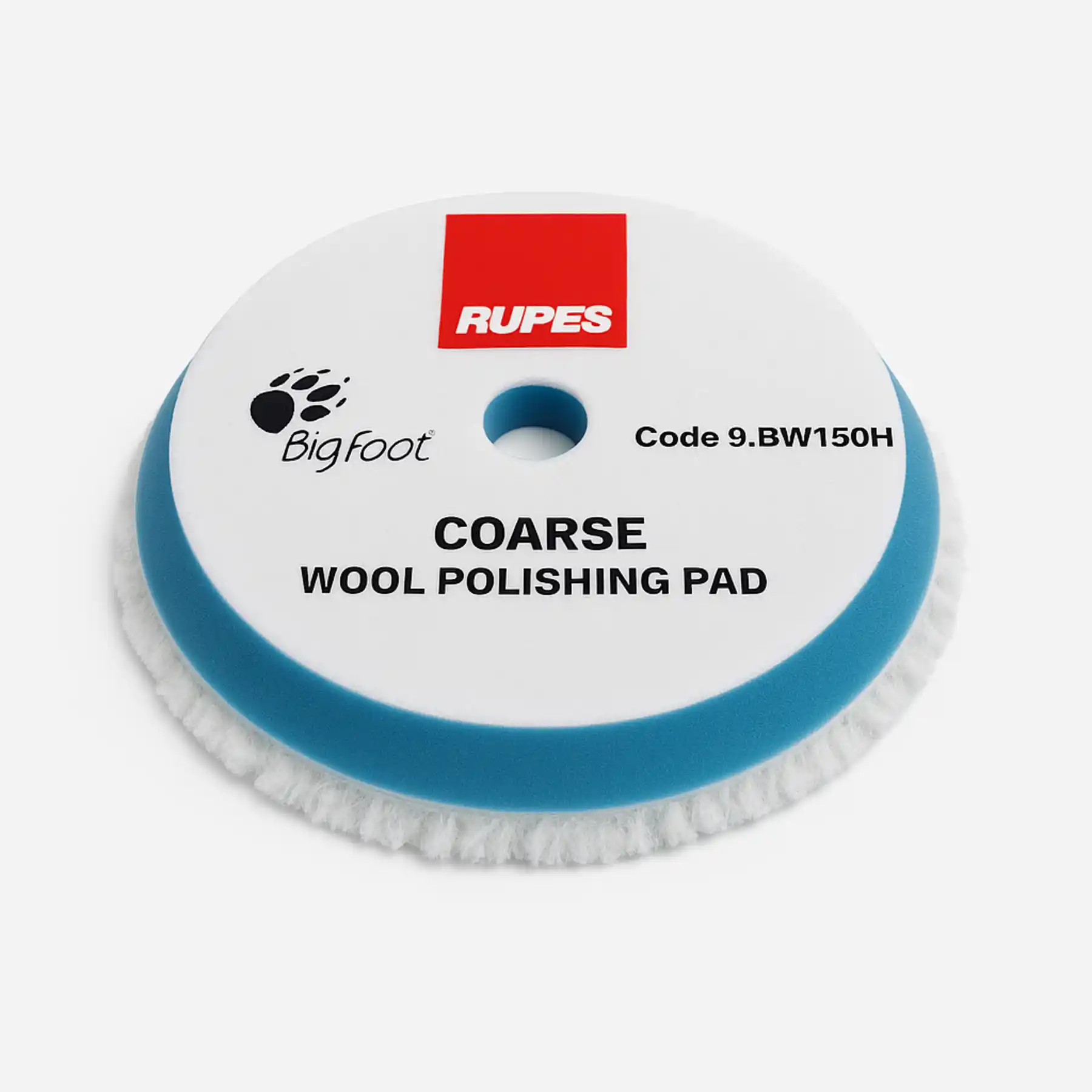 Rupes DA Coarse Wool Polishing Pad Blue 130/145mm (9.NW130H)