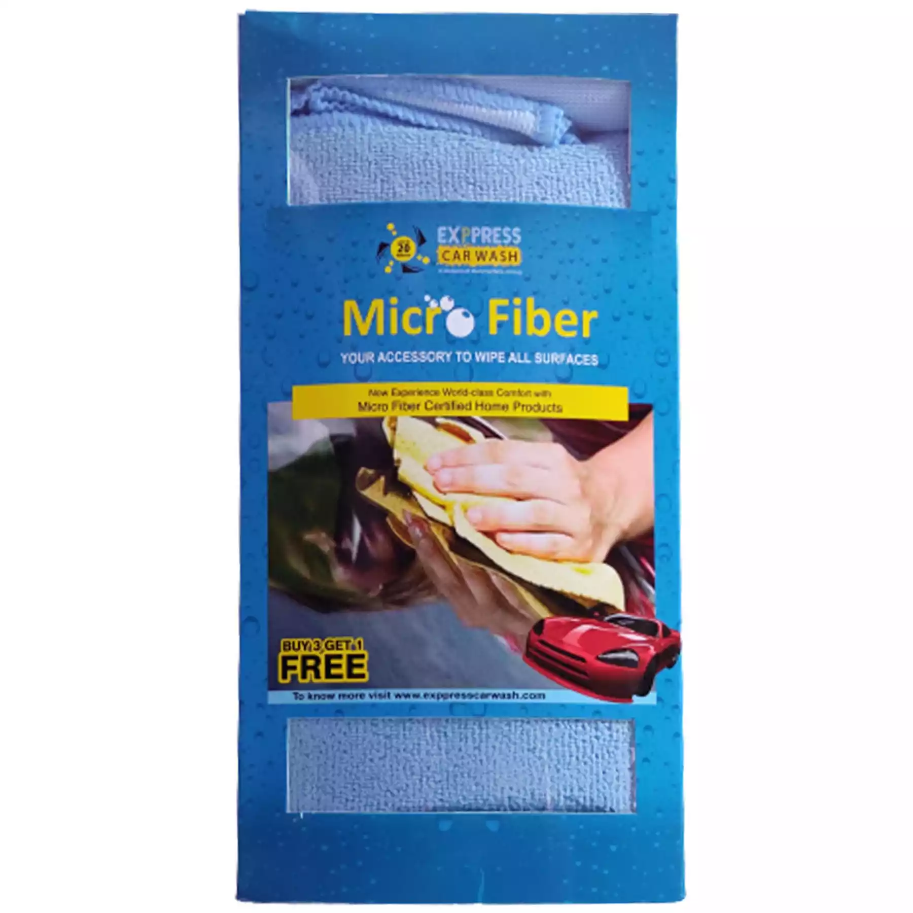 Microfiber Cloth 3+1 Packed