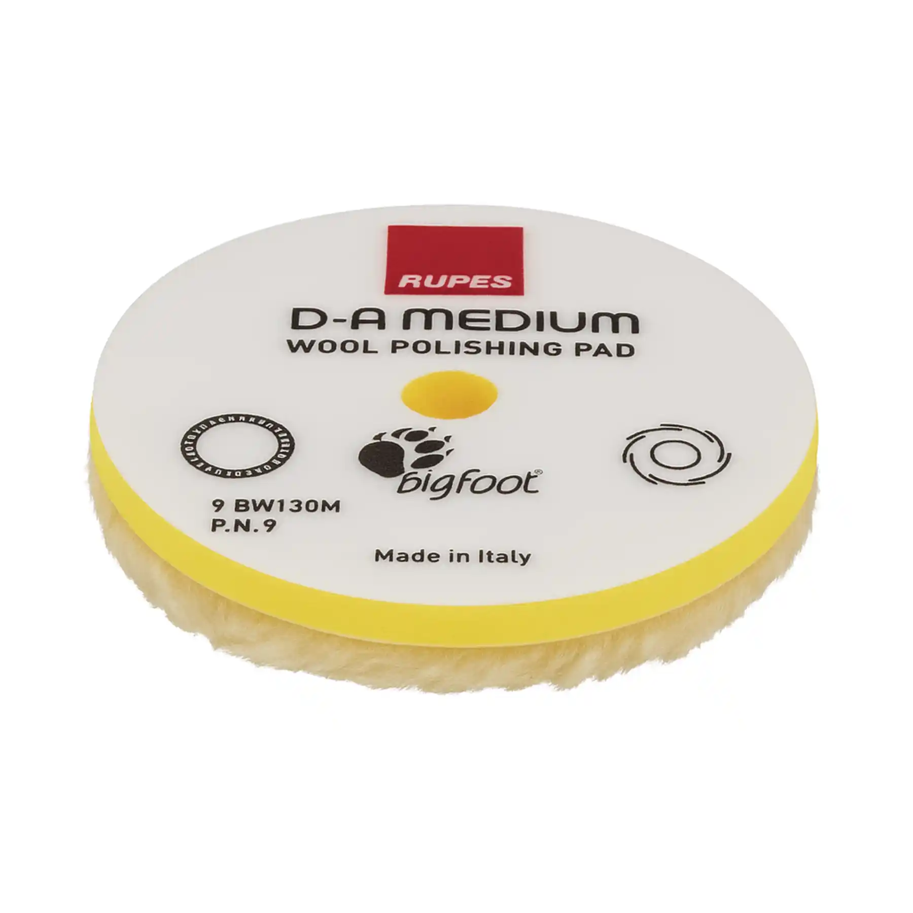 D-A Medium Wool Polishing Pad Yellow130/145mm (9.NW130M)