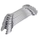 Double Open Ended Jaw Spanner Set With Tray Packing 12M